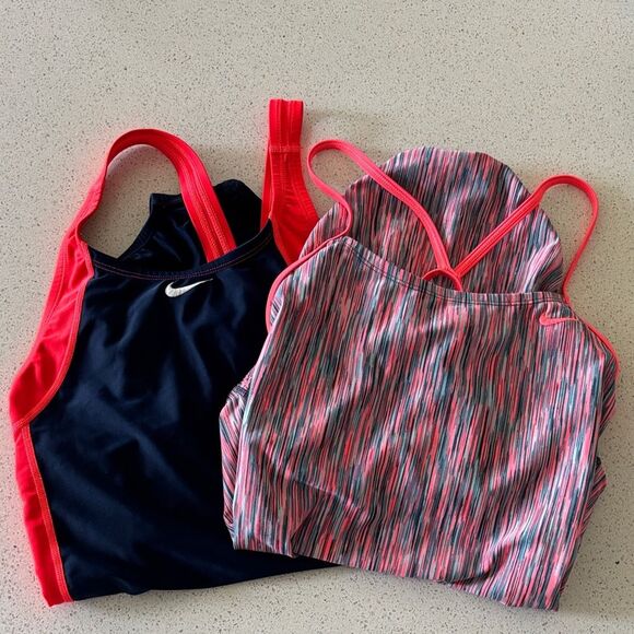 Nike One Piece Swim Bundle size 8/10 - Picture 1 of 9